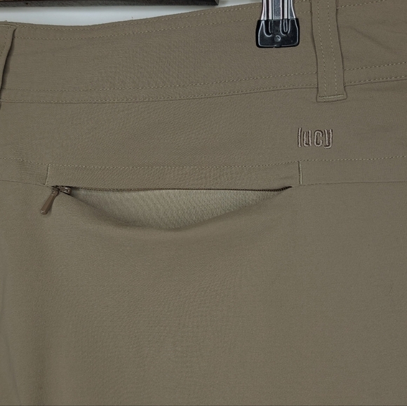 Lucy Women's Light Tan Athletic Casual Khaki Outdoor Hiking Shorts Size Large - Picture 14 of 14